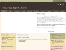 Tablet Screenshot of hollywoodbaptist.net